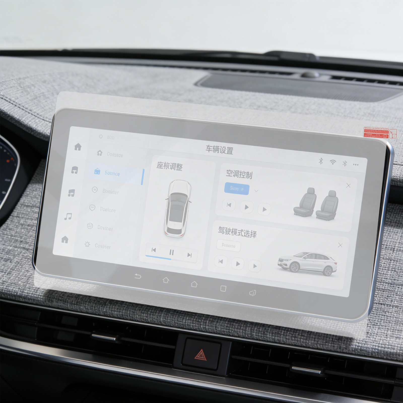 Screen Protector Film - Car Console Screen Protector 2K 11.75x7.55inch