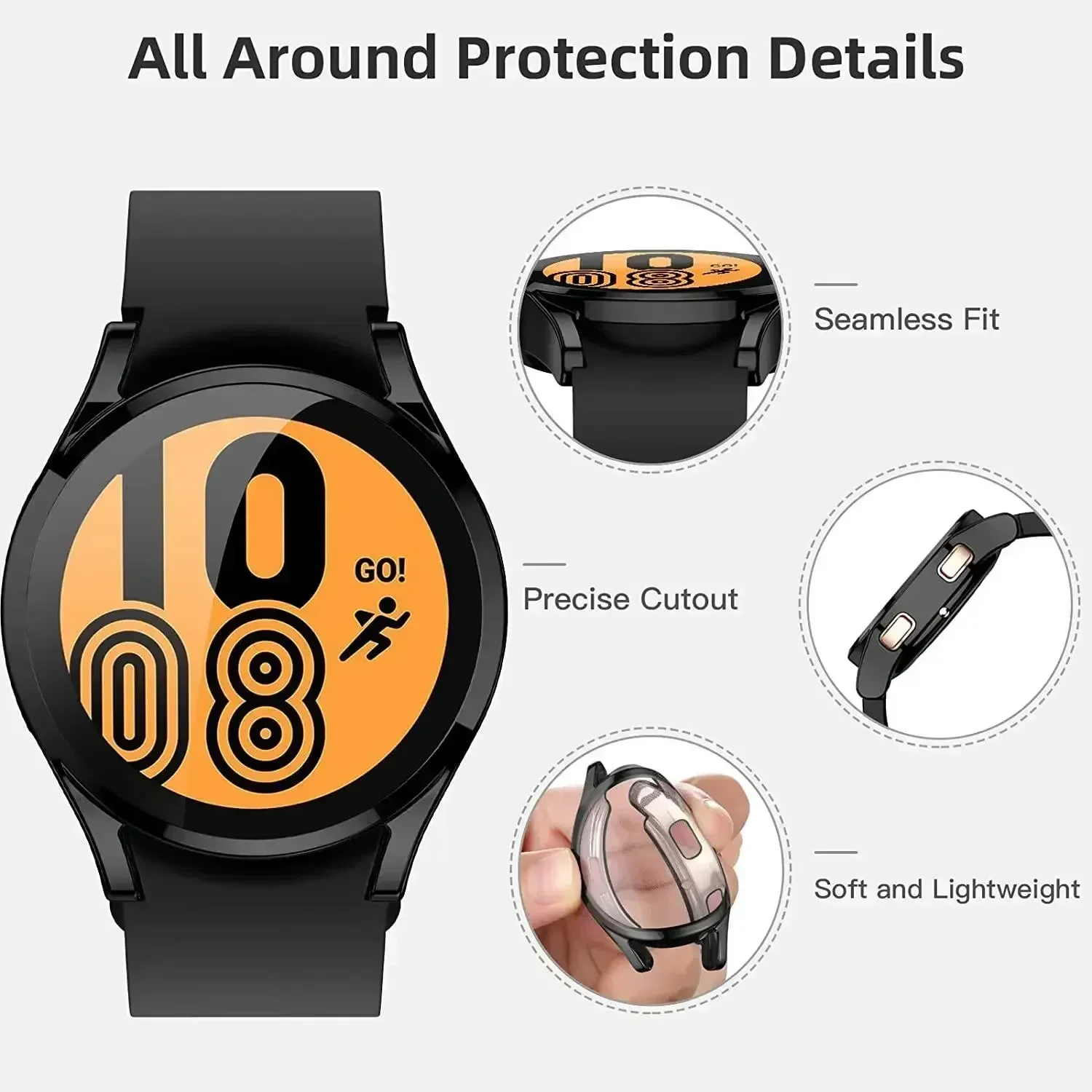 Case for Samsung Galaxy Watch  - Accessories For Galaxy Watch 5 reseña y precio