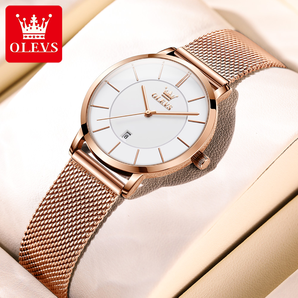 OLEVS Woman Watch 5869 Elegant - Accessories With Watch reseña y precio