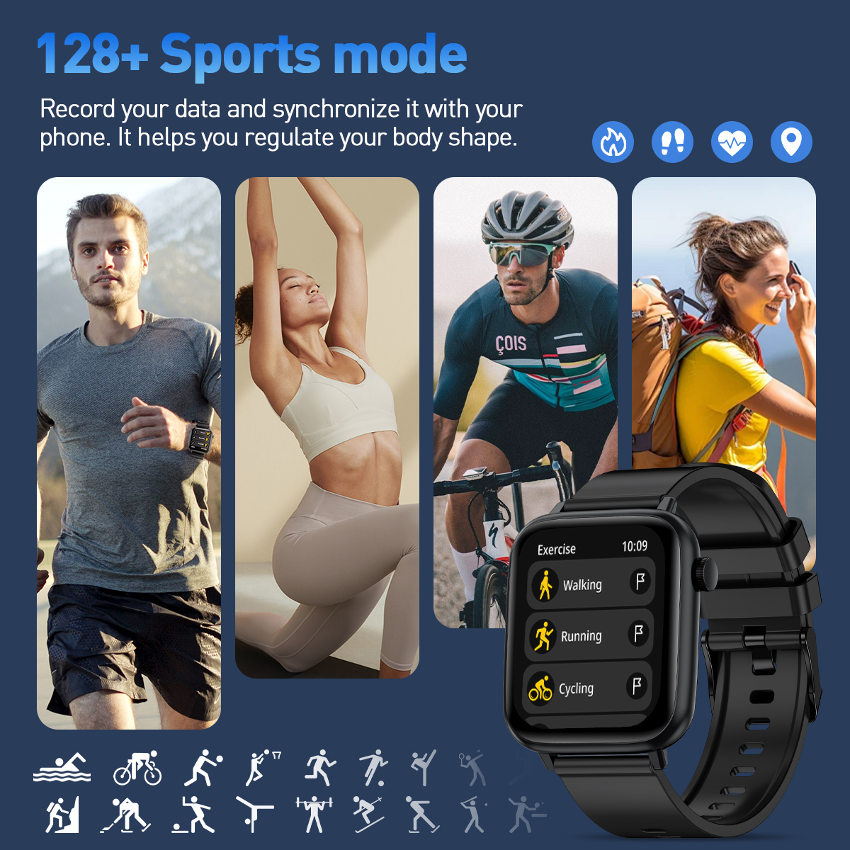 LIGE New Women Smart Watches 1 - Smartwatch X12 reseña y precio