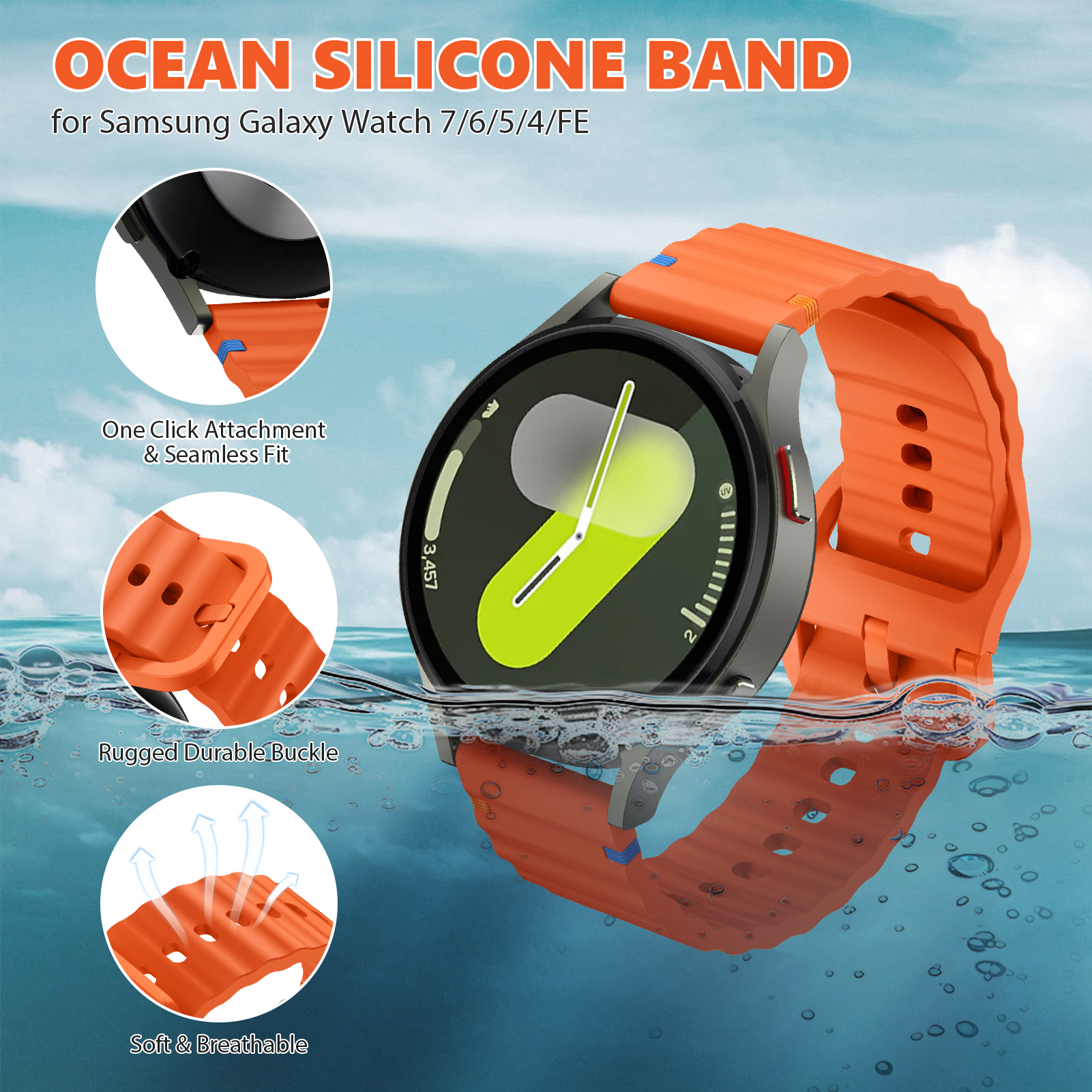 18mm/22mm watch Straps For Hua - Titan Smartwatch Accessories reseña y precio
