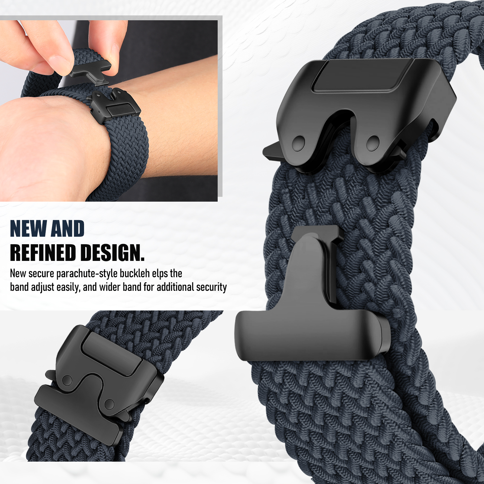 18mm 22mm Parachute Band for H - Titan Smartwatch Accessories reseña y precio