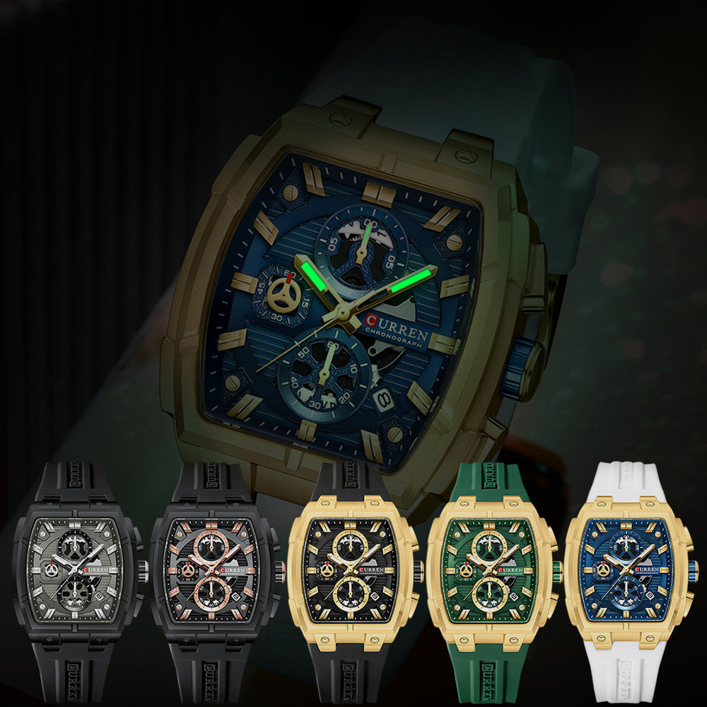 CURREN Luxury Vintage Watch fo - Accessories With Watch reseña y precio