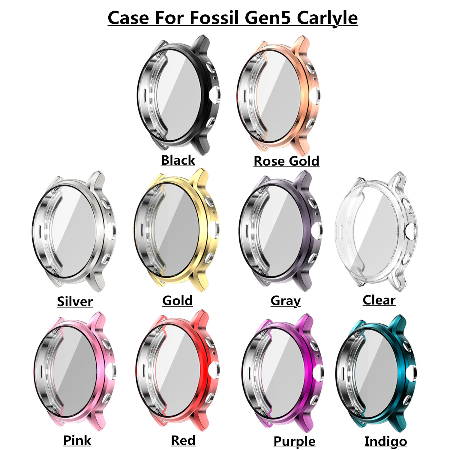 TPU Protective Cover Case For  - Fossil Smartwatch Accessories reseña y precio