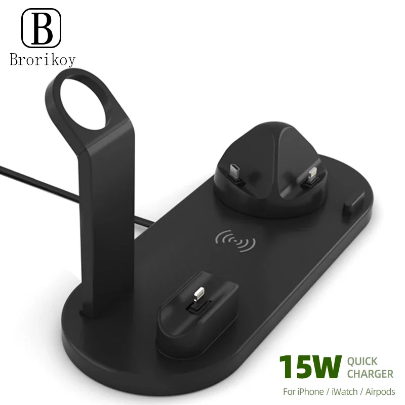 6 in 1 Wireless Charger Stand  - Smartwatch X12 reseña y precio