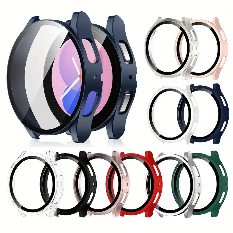 PC Case+Tempered Glass for Sam - Accessories For Galaxy Watch 5 reseña y precio