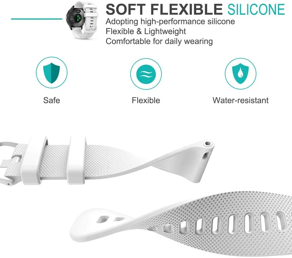Quick Release Silicone Band fo - Titan Smartwatch Accessories reseña y precio