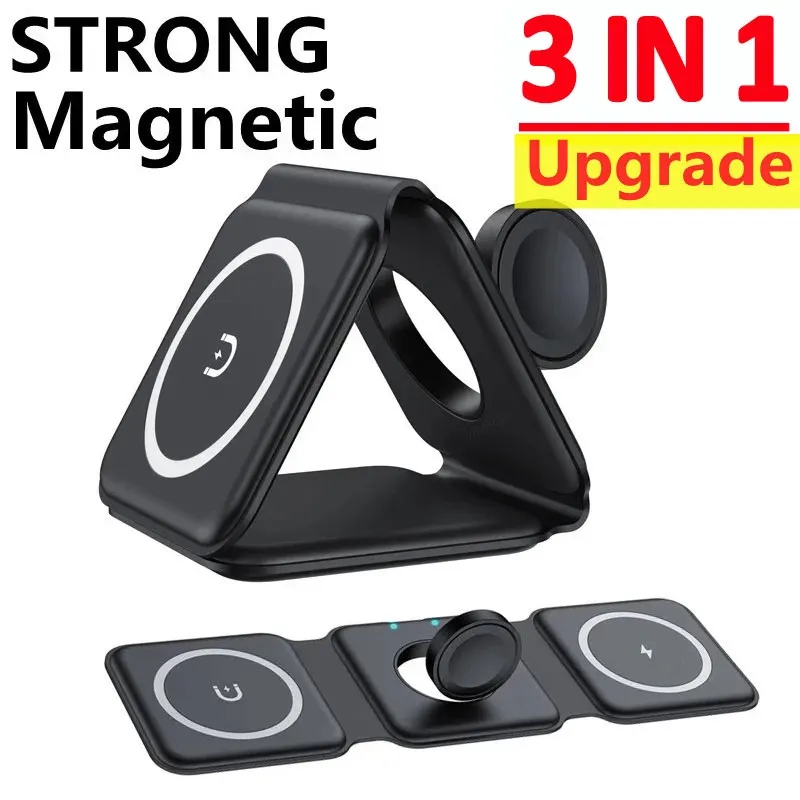 New 3in1 Foldable Wireless Cha - Smartwatch X12 reseña y precio