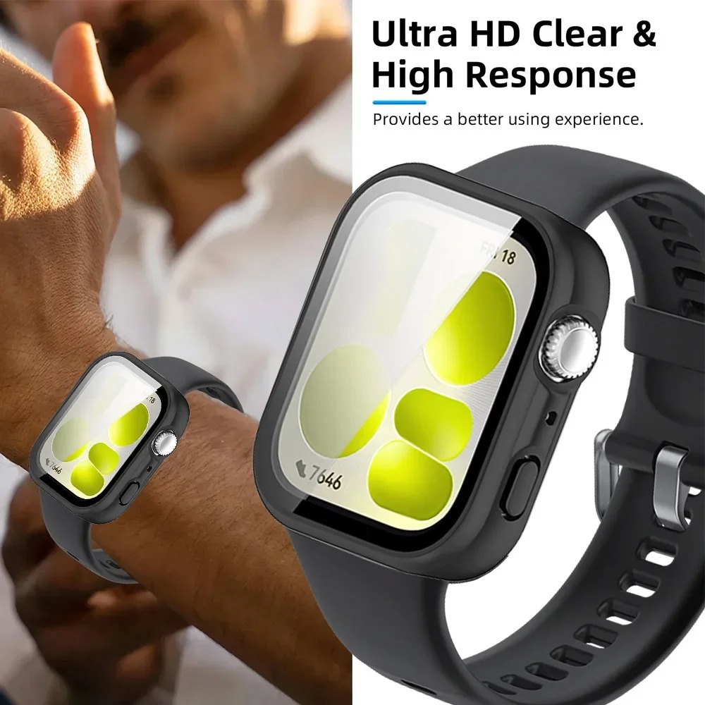 HD Tempered Glass+PC Case For  - Huawei Smartwatch Accessories reseña y precio