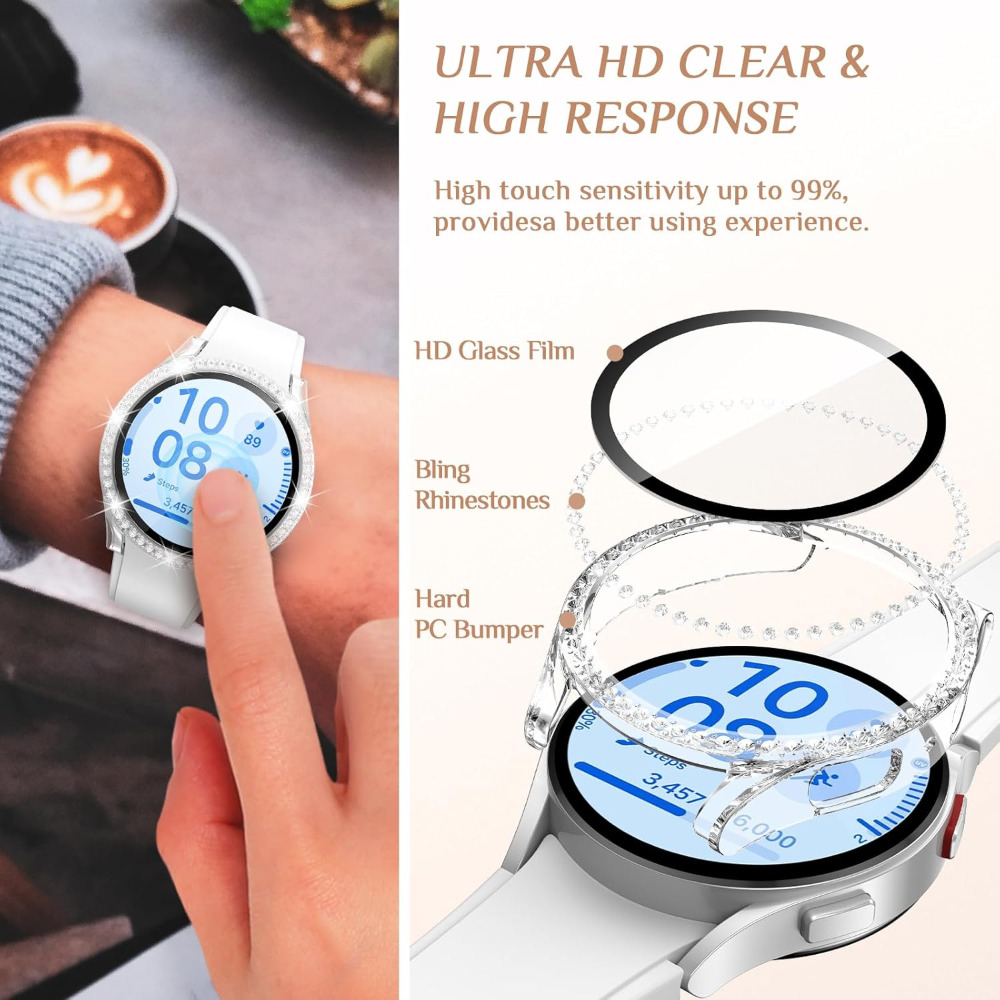 Bling Case for Samsung Galaxy  - Accessories For Galaxy Watch 5 reseña y precio