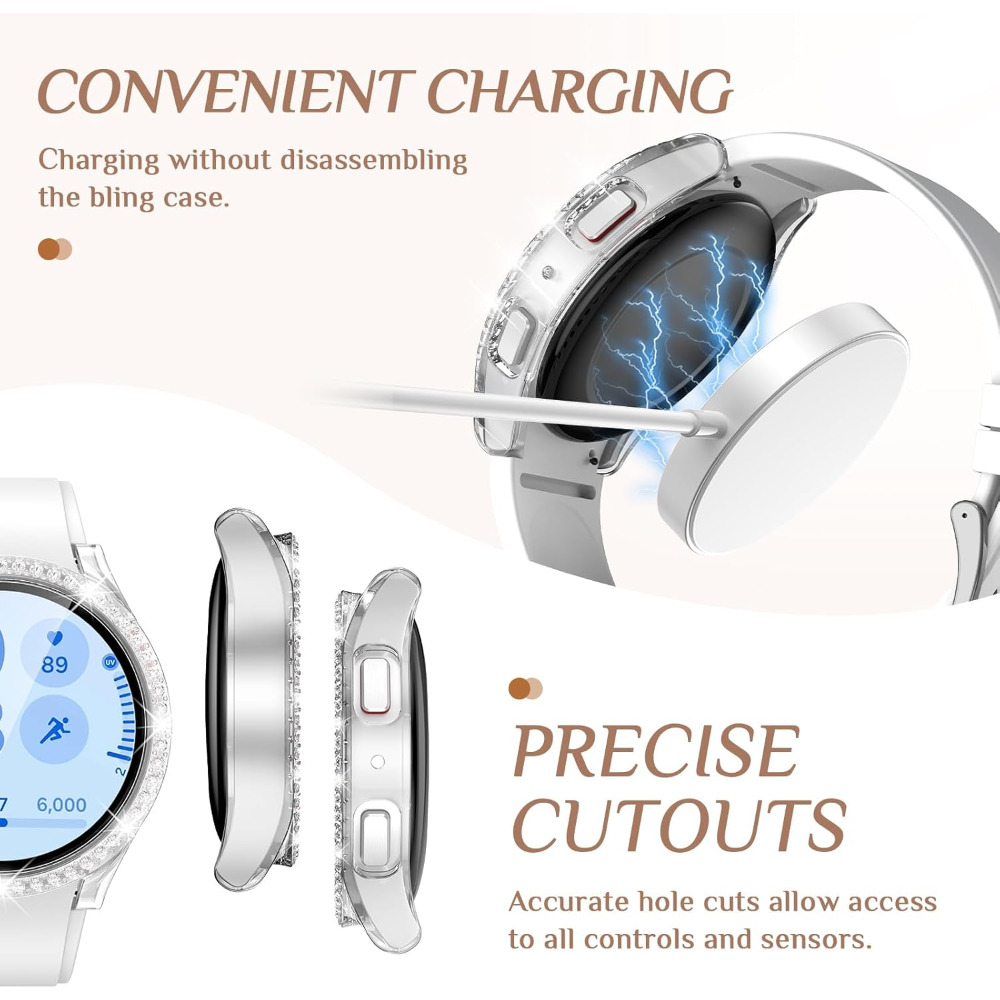 Bling Case for Samsung Galaxy  - Accessories For Galaxy Watch 5 reseña y precio