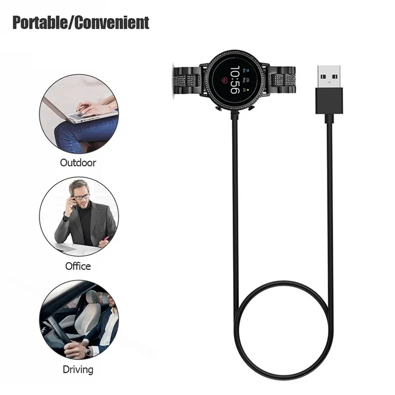 1M USB Magnetic Fast Charger D - Fossil Smartwatch Accessories reseña y precio