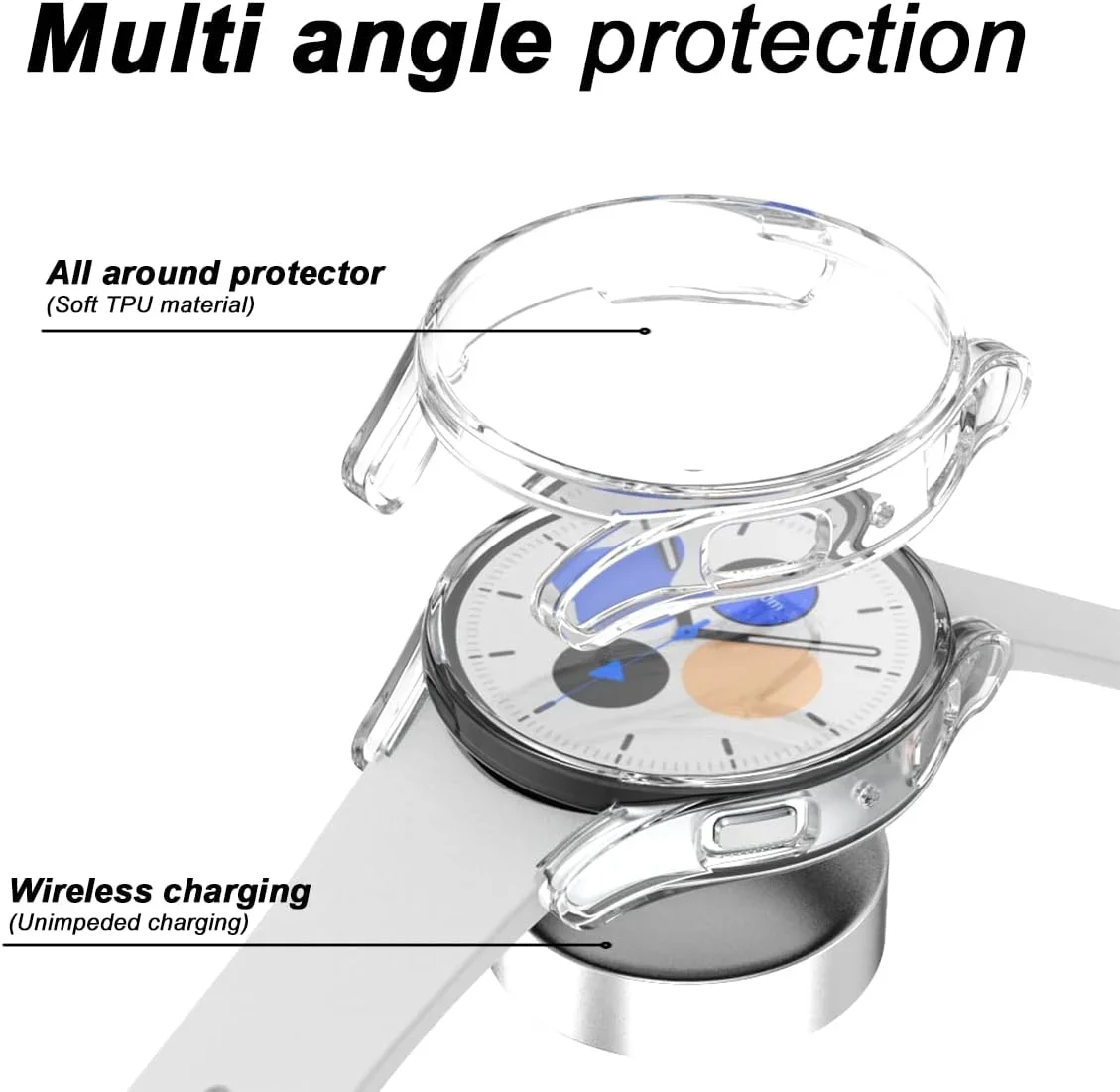 Silicone Watch Case for Samsun - Accessories For Galaxy Watch 5 reseña y precio
