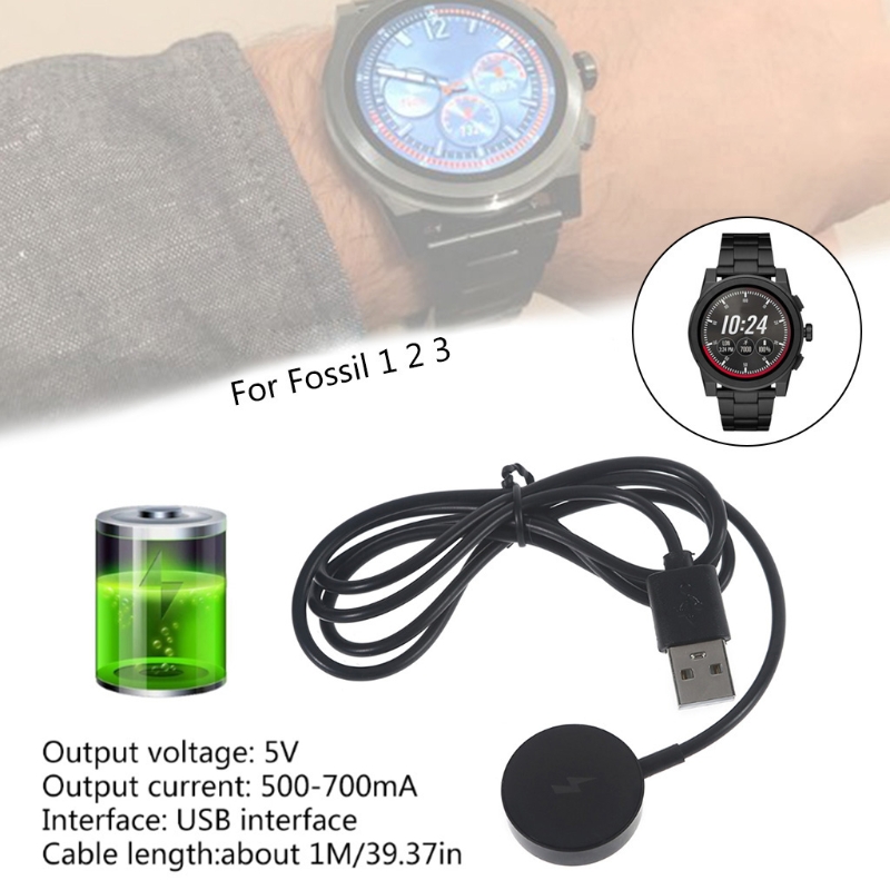 USB Watch Charger Adapter Smar - Fossil Smartwatch Accessories reseña y precio