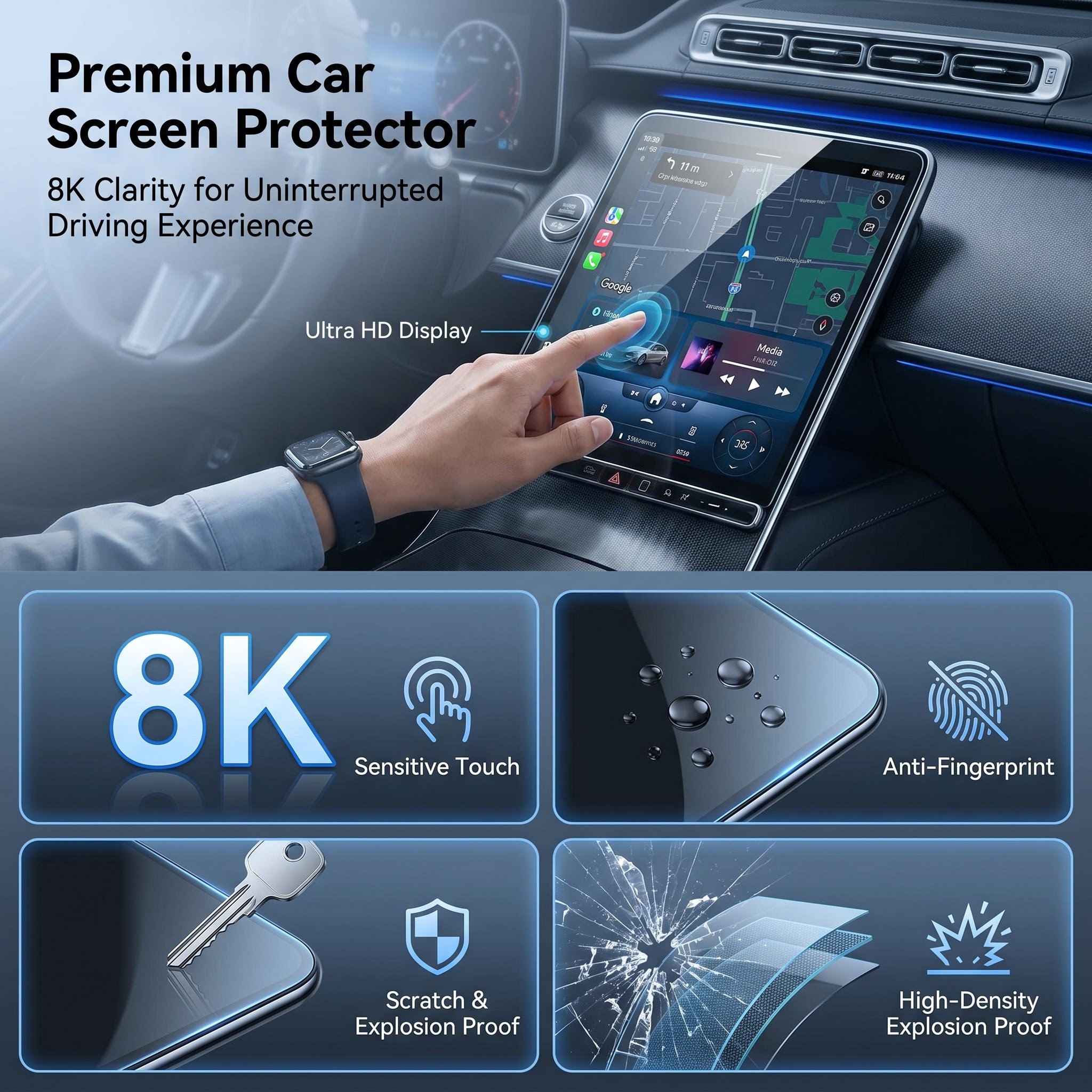 For BMW X5 G05 Global Mid-size - Screen Protector Film reseña y precio