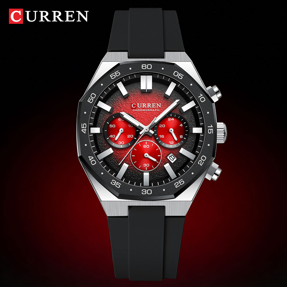 CURREN Fashion Casual Men Spor - Accessories With Watch reseña y precio