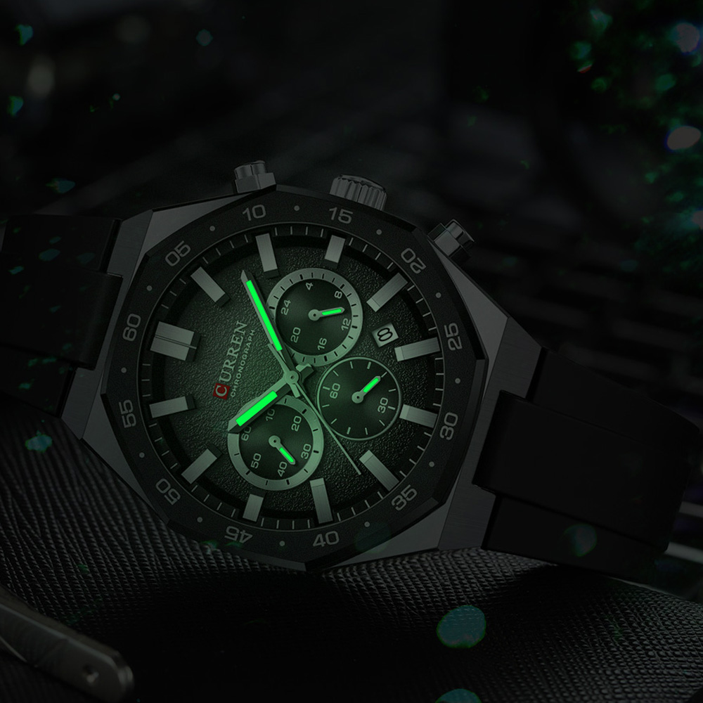 CURREN Fashion Casual Men Spor - Accessories With Watch reseña y precio