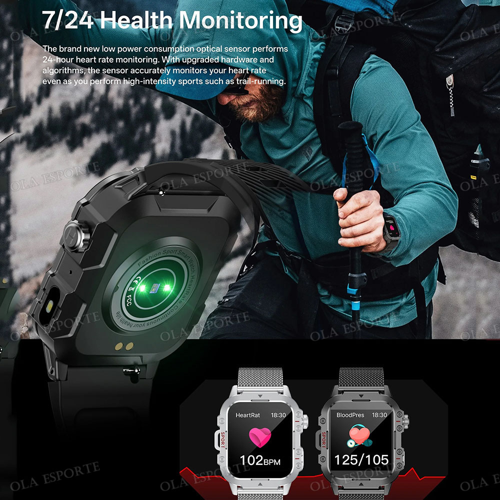 New Military Smart Watch Men I - Smartwatch X12 reseña y precio