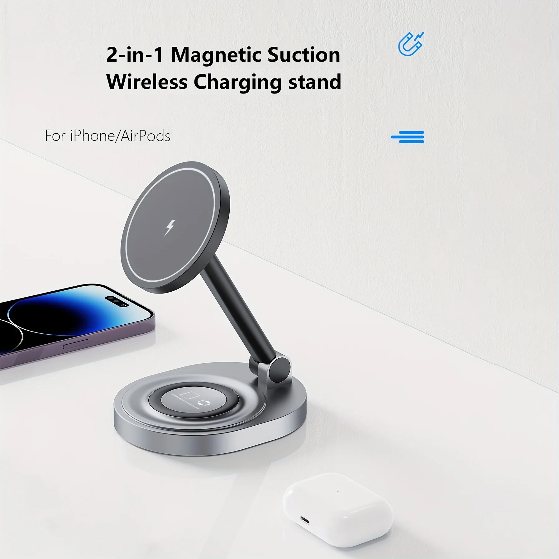 2 In 1 Magnetic Wireless Charg - Smartwatch X12 reseña y precio