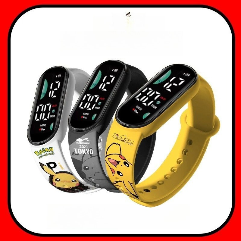 Pokémon cartoon pattern digita - Accessories With Watch reseña y precio