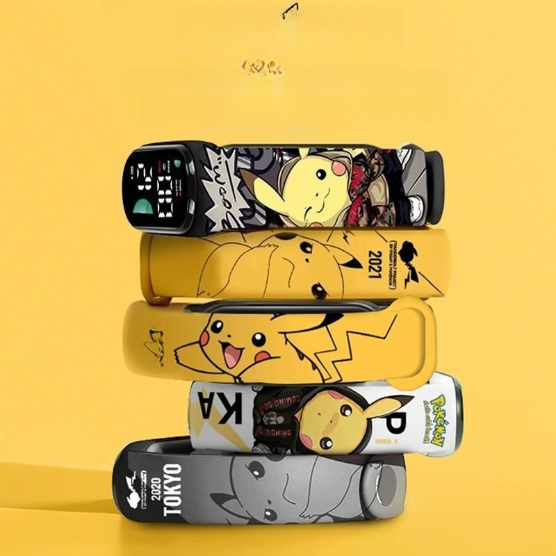 Pokémon cartoon pattern digita - Accessories With Watch reseña y precio