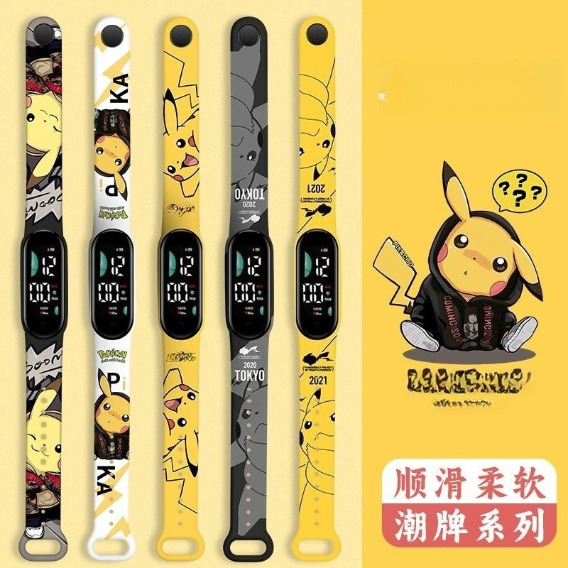 Pokémon cartoon pattern digita - Accessories With Watch reseña y precio