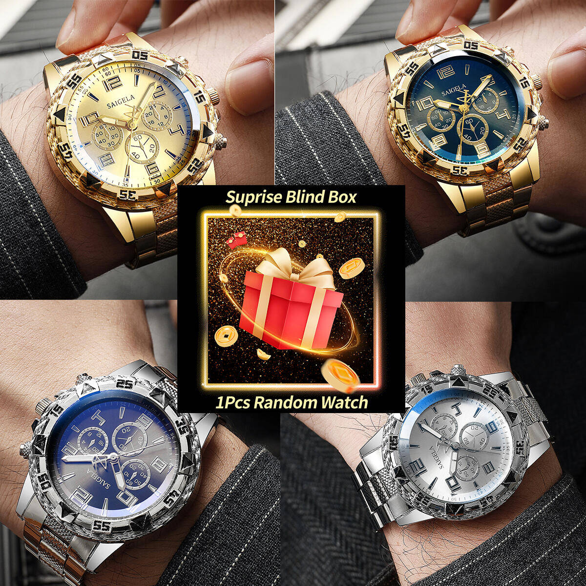 1PC Surprise Mystery Watch Bli - Accessories With Watch reseña y precio