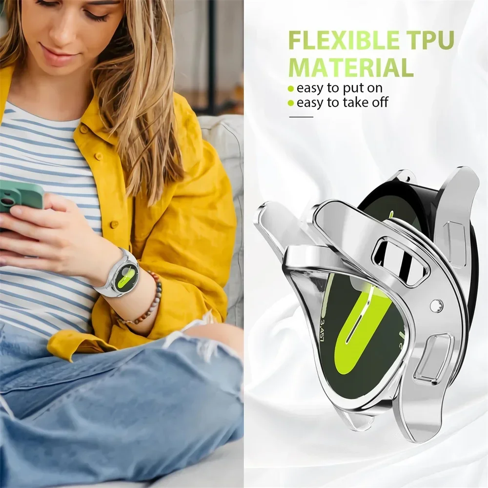 1-4pcs Case for Samsung Galaxy - Accessories For Galaxy Watch 5 reseña y precio