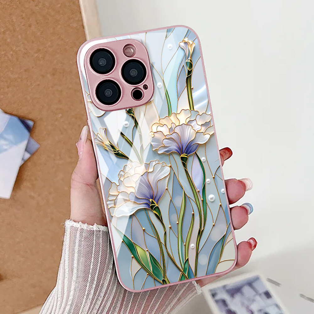 Lotus Flower Phone Case For iP - Screen Protector Film reseña y precio