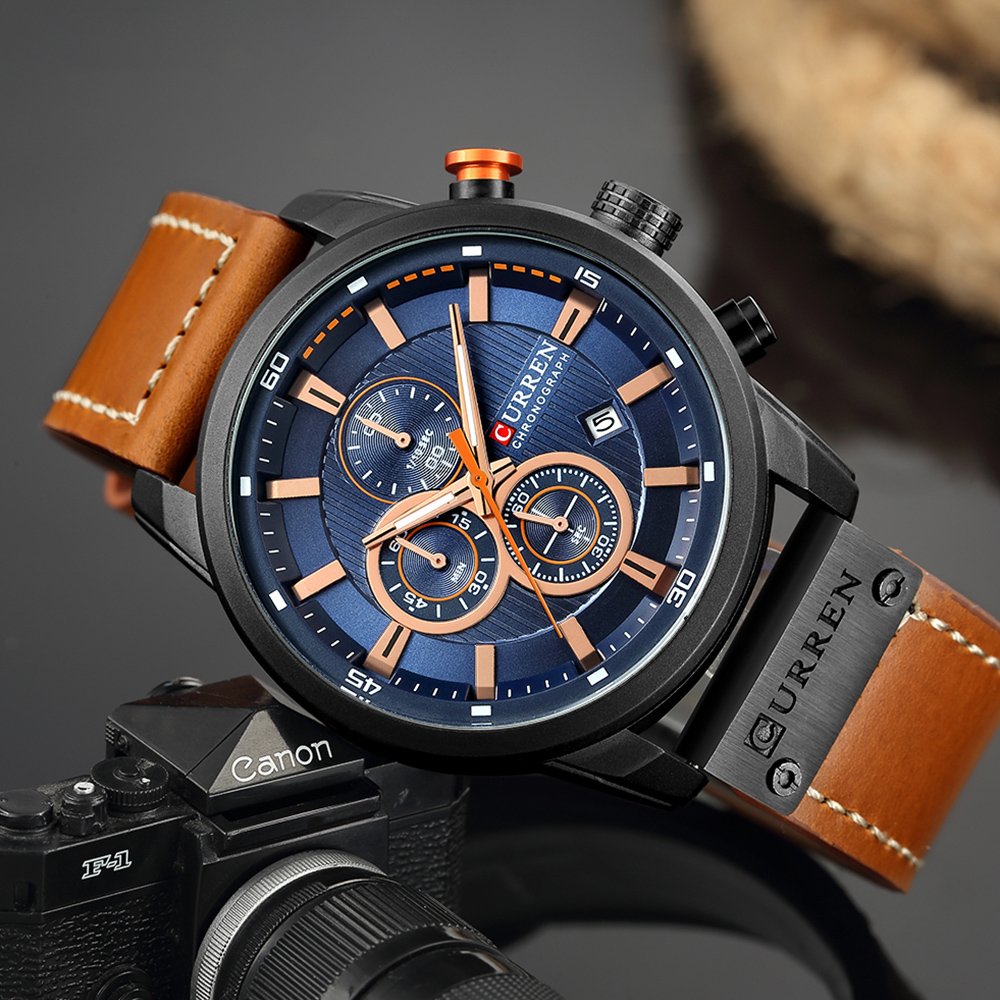 CURREN Brand Watch For Men Chr - Smartwatch Guess reseña y precio