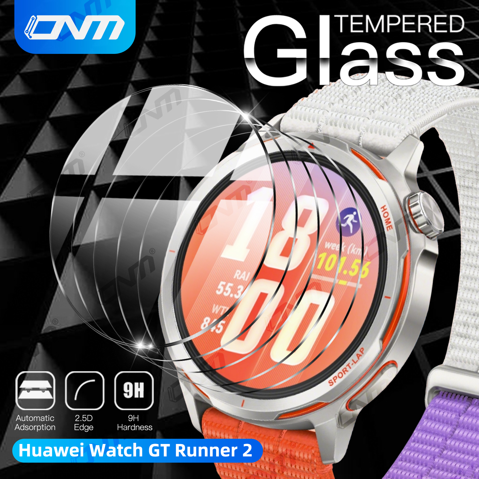 9H Tempered Glass For Huawei W - Titan Smartwatch Accessories reseña y precio