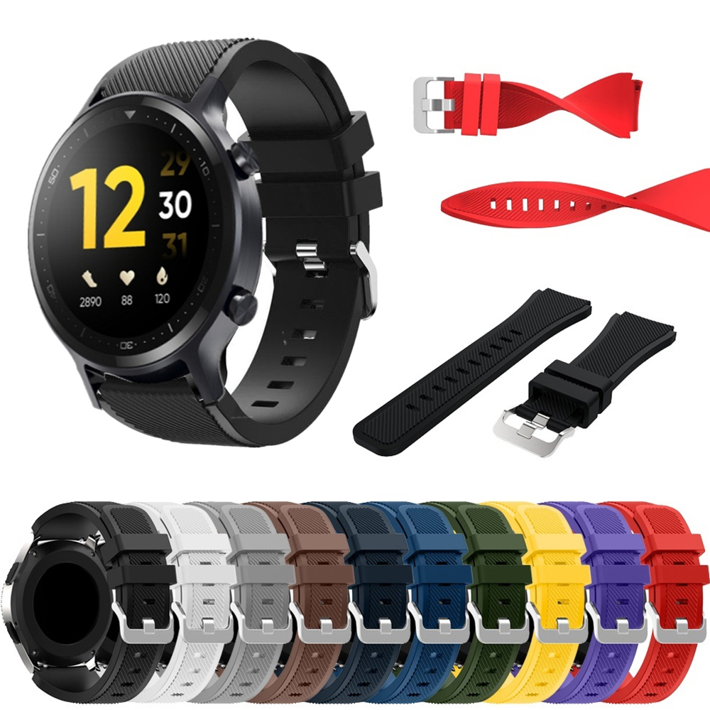 22mm Silicone Strap For Realme - Fossil Smartwatch Accessories reseña y precio