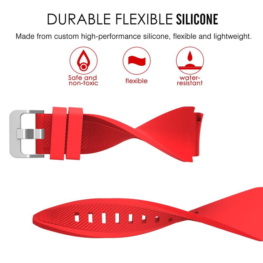 22mm Silicone Strap For Realme - Fossil Smartwatch Accessories reseña y precio