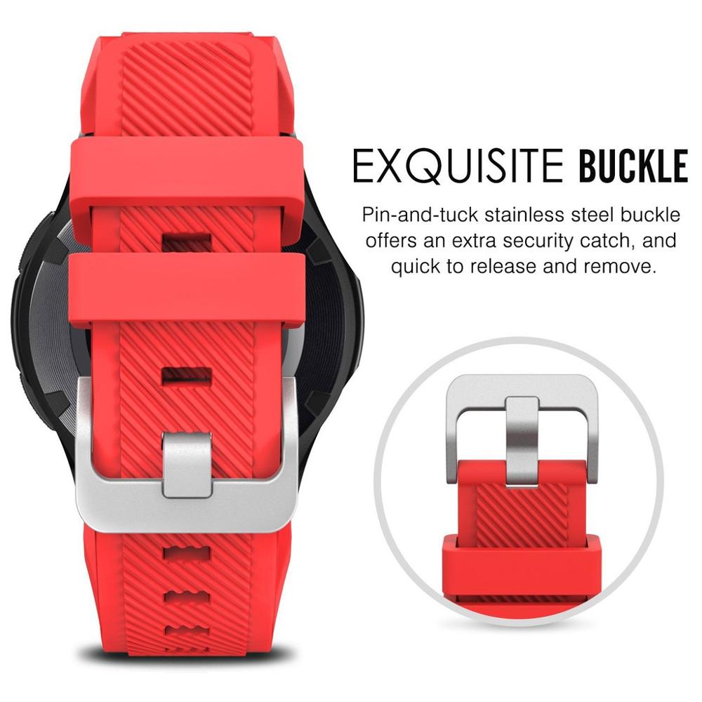 22mm Silicone Strap For Realme - Fossil Smartwatch Accessories reseña y precio