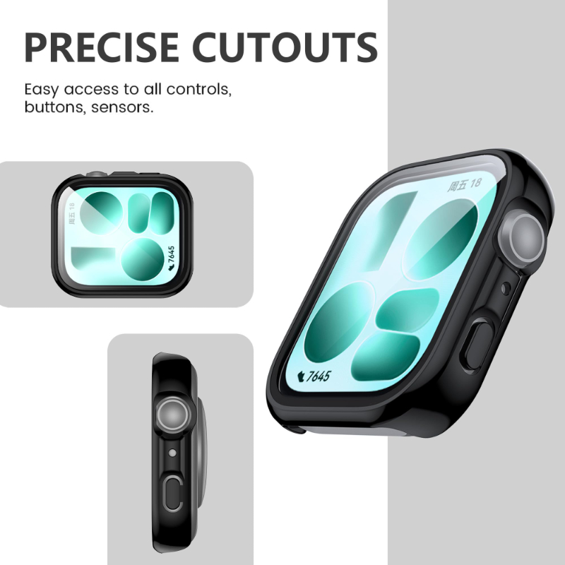 Glass+Case for Huawei Watch Fi - Huawei Smartwatch Accessories reseña y precio
