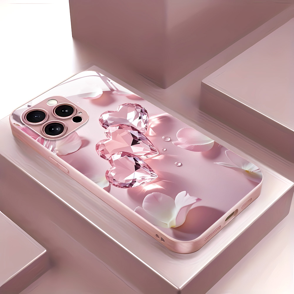 Pink Butterfly Tempered Glass  - Screen Protector Film reseña y precio