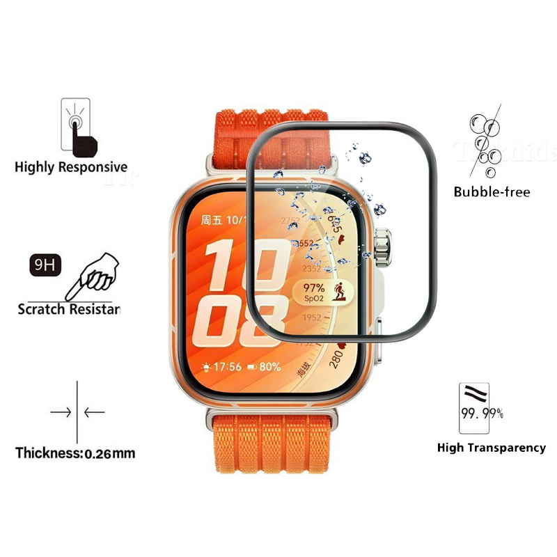 Soft Tempered Glass for Huawei - Huawei Smartwatch Accessories reseña y precio