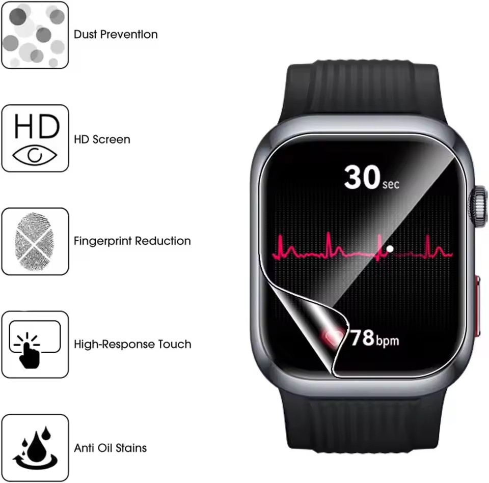3pcs TPU Hydrogel Films for Hu - Huawei Smartwatch Accessories reseña y precio