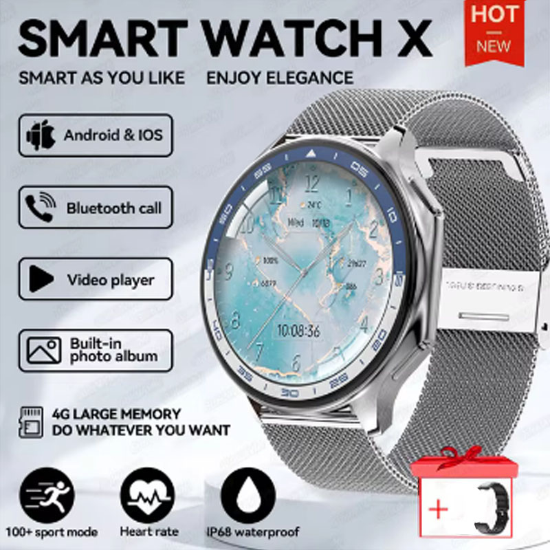 1.43 inch Big Screen Men Women - Smartwatch X12 reseña y precio